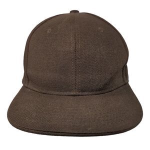 Hatco Fitted Hat Brown Size 7 3/8 Premium Original Flat Vented Holes Blank